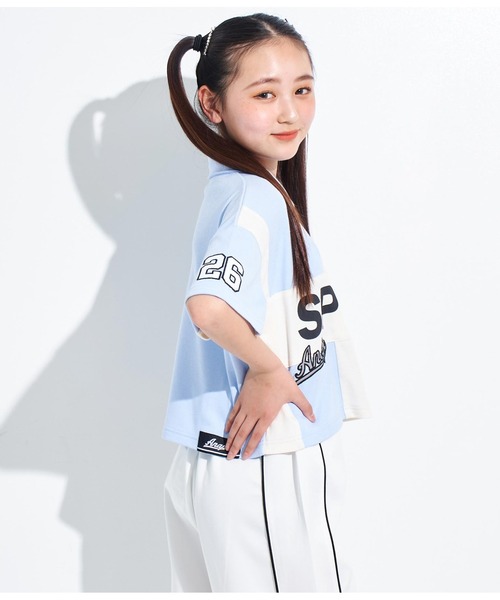 ANAP GiRL（アナップガール） tシャツ ANAPR+S「リラスポ」ハーフ