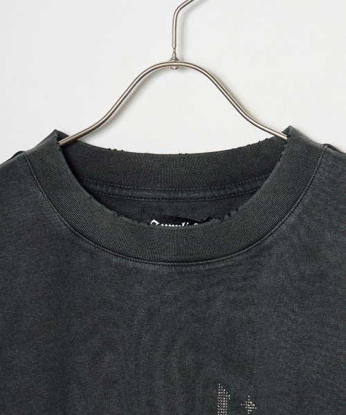 tシャツ SUPPLIER/サプライヤー Vintage Wash Rhinestone Iron Logo Tee 半袖Tシャツ レディース セール】SUPPLIER/サプライヤー Vintage Wash Rhinestone Iron