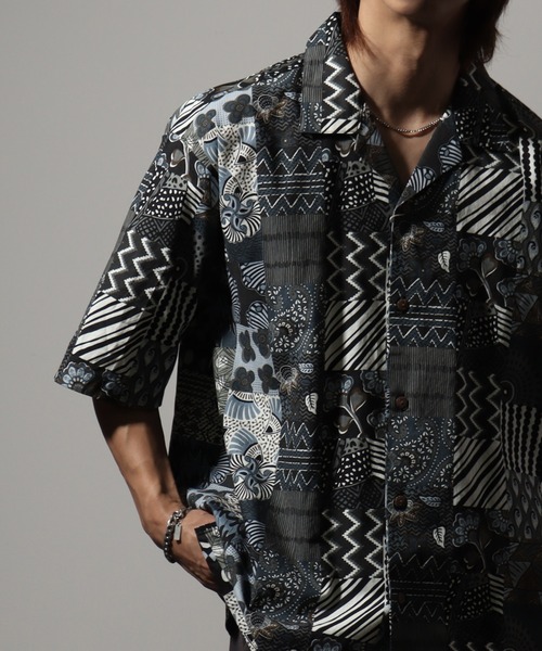 Guyシャツmade in japan総柄シャツ Guyシャツmade in japan総柄シャツ