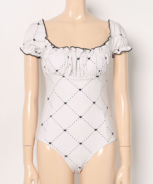 LA POMME petit(ラポミ プチ)チェリー柄ワンピース水着 セール】ワンピース水着（水着）｜PETIT BATEAU（プチバトー）の