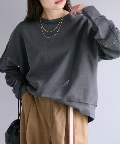 新品♡PUAL CE CIN グレー スウェット今だけ更にお値下げ♡ pual ce cin スウェット 【ZOZOTOWN限定】バックプリント裏毛