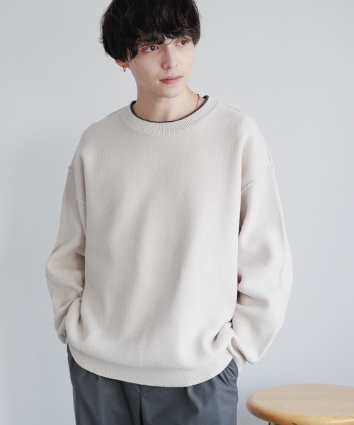 RAGEBLUE（レイジブルー） セーター ニット Reversible high gauge