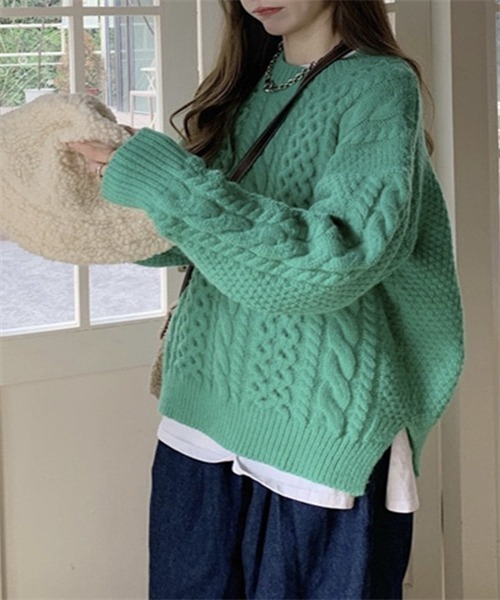 Dream garden（ドリームガーデン） ニット セーター サイドスリット