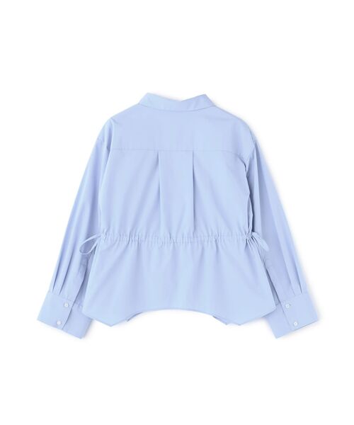 tシャツ アシメヘムウエストリボンシャツ「低身長・小柄女性」 レディース tシャツ アシメヘムウエストリボンシャツ「低身長・小柄女性