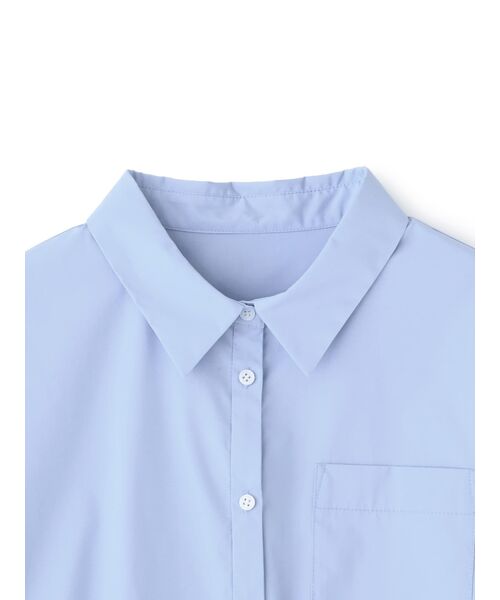 tシャツ アシメヘムウエストリボンシャツ「低身長・小柄女性
