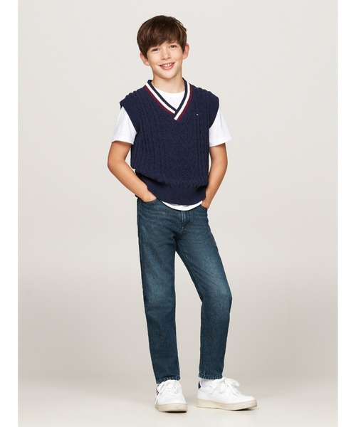 ベスト BOYS グローバルシュニールケーブルベスト キッズ 子供服 男の子の画像