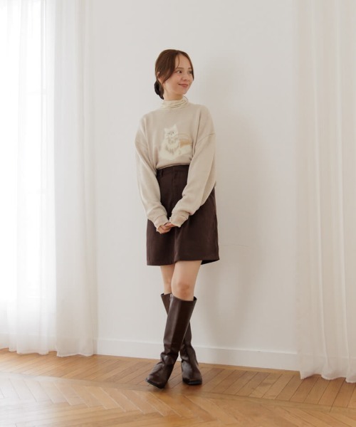 ベイビーアニマルニット flower（ファッション） ニット セーター ベイビーアニマル