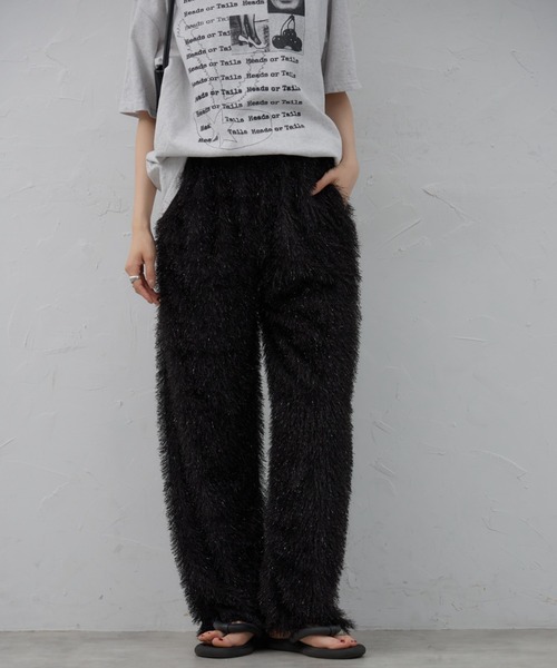 leimn パンツ ラメシャギーパンツ レディース : ZOZOTOWN Yahoo!店
