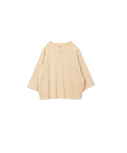 tシャツ 「KHA:KI / カーキ」HONEYCOMB 8th SLEEVE TOP レディース kha:ki tシャツ 「KHA:KI / カーキ」HONEYCOMB 8th SLEEVE TOP