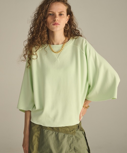 tシャツ 「KHA:KI / カーキ」 ハニカムS/Sトップ HONEYCOMB S/S TOP レディース