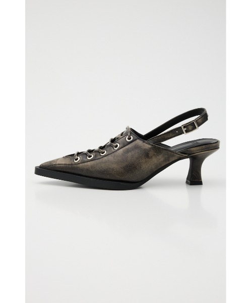 SLY パンプス LACE UP MULE レース アップ ミュール : ZOZOTOWN