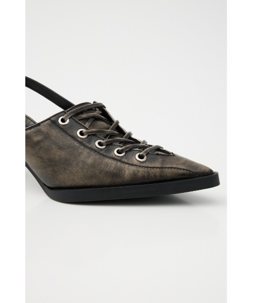 SLY パンプス LACE UP MULE レース アップ ミュール : ZOZOTOWN