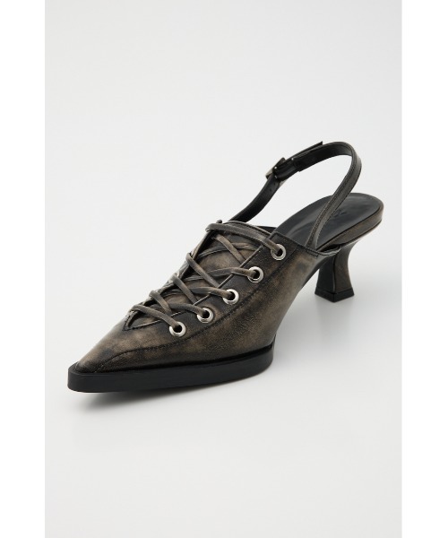 SLY パンプス LACE UP MULE レース アップ ミュール : ZOZOTOWN