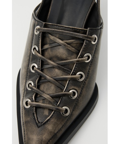 SLY パンプス LACE UP MULE レース アップ ミュール : ZOZOTOWN