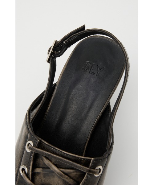 LACEUP ミュール LACE UP ミュール｜スライの通販｜&mall（アンドモール）三井