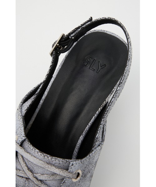 LACEUP ミュール SLY パンプス LACE UP MULE レース アップ ミュール : ZOZOTOWN