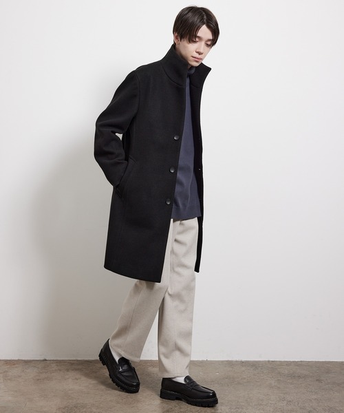 「JUNRED」 コート M ダークブラウン メンズ_画像4