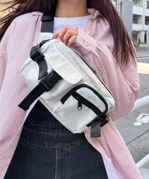 SOLLON.（ソルロン） ウエストポーチ ウエストバッグ ダブルポケット