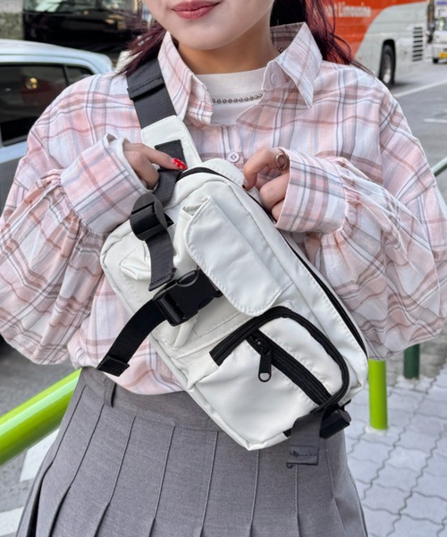 SOLLON.（ソルロン） ウエストポーチ ウエストバッグ ダブルポケット