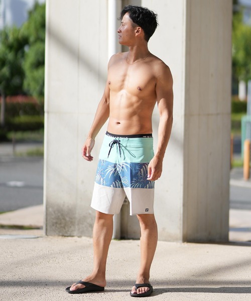 ビラボン レッチリ 限定コラボ サーフショーツ 34 サーフパンツ 海パン 水着 BILLABONG ビラボン ALLDAY HTR STRIPE PRO メンズ ボード