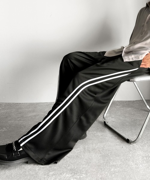 Classical Origin パンツ カーブラインワイドトラックパンツ／Curve