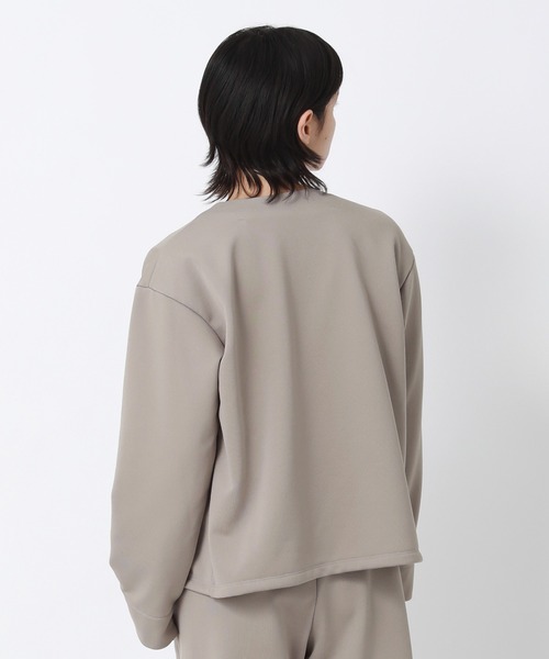 ZUCCa 「ZUCCa」 ノーカラージャケット M size ベージュ レディース 