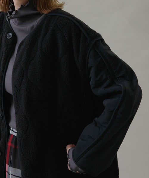 「URBAN RESEARCH Sonny Label」 ノーカラーコート FREE ベージュ レディース_画像3