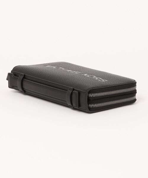 未使用級❗️　マイケルコース　COOPER　スマートフォン ウォレット　長財布 公式アウトレット】COOPER ペブルレザー スマートフォン