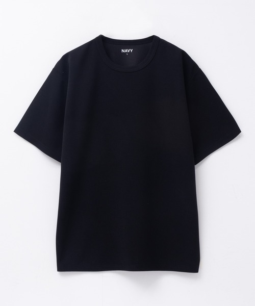 NAVY tシャツ 「NAVY / ネイビー」さらさらした肌さわりの上品見え