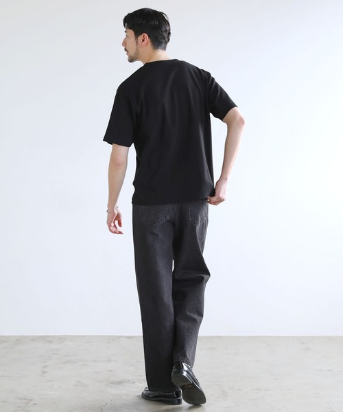 SPU（スプ） ヘンリーネック tシャツ スパンフライス半袖ヘンリー