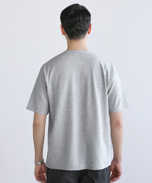 SPU（スプ） ヘンリーネック tシャツ スパンフライス半袖ヘンリー