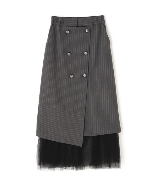 最終価格　RISLEY リズレー 　ロングスカート Risley スカート Risley/リズレー/ラップスカート : ZOZOTOWN