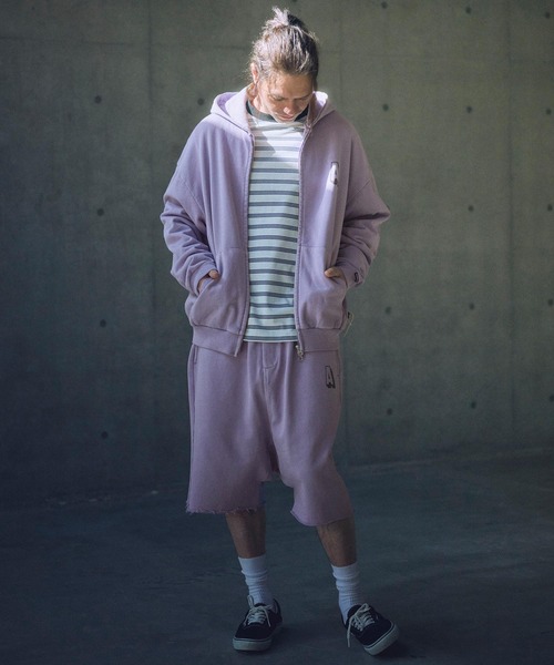 ADAM PATEK（アダムパテック） パーカー ADAMPATEK/pigment dyeing zip