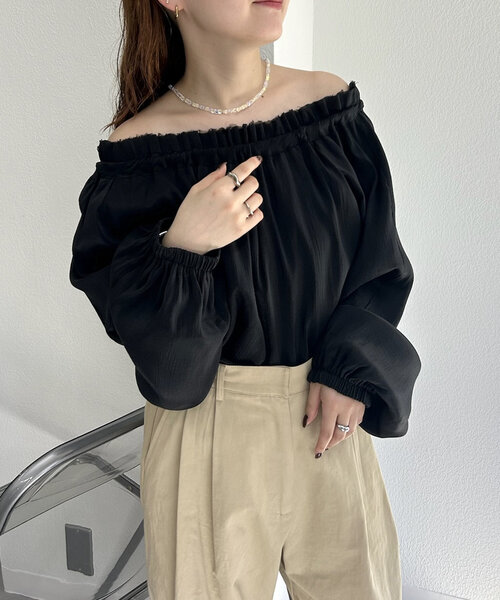 ブラウス シャツ ホイップリボンブラウス レディース