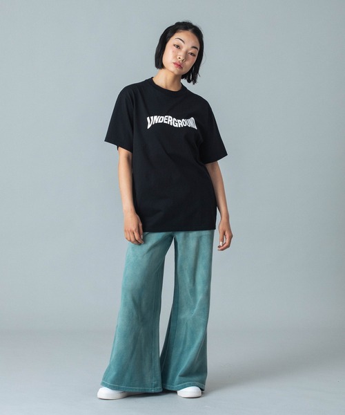 tシャツ スコープデザインT ladies レディース X-girl tシャツ DISTORTED LOGO S/S TEE レディース メンズ