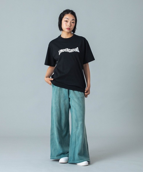 X-girl tシャツ DISTORTED LOGO S/S TEE レディース メンズ