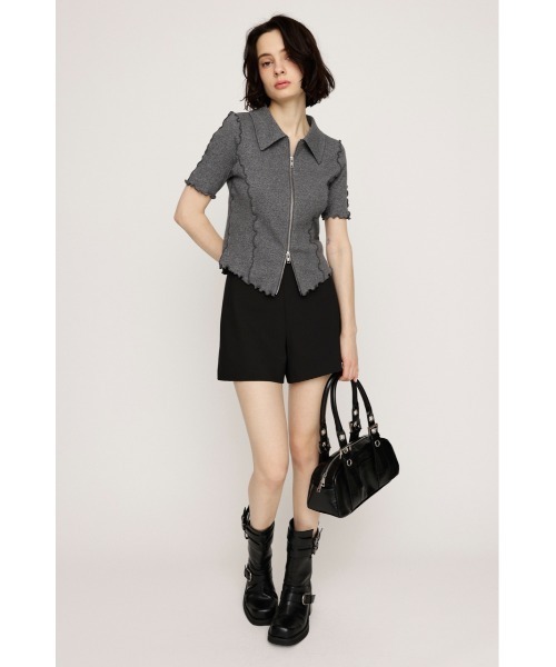 トップス k SLY tシャツ FRONT ZIP LINKING TOPS フロント ジップ