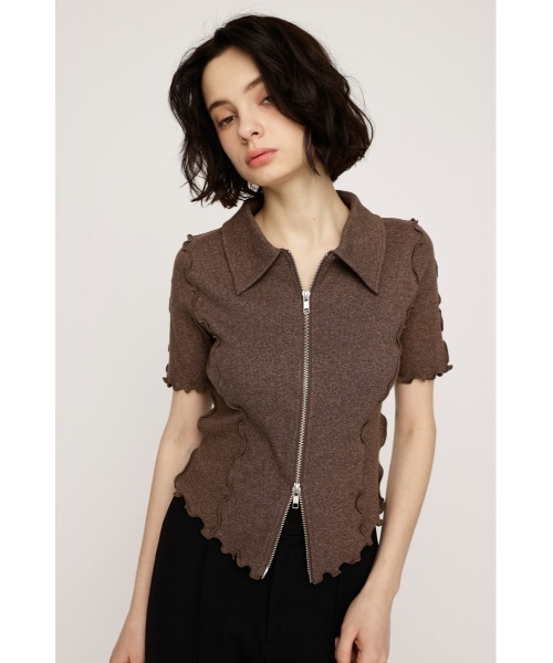 トップス SFO SLY tシャツ FRONT ZIP LINKING TOPS フロント ジップ