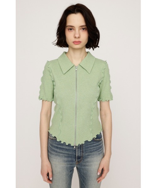 HOTLINE フロントジップ夏用ロンスプ SLY tシャツ FRONT ZIP LINKING TOPS フロント ジップ