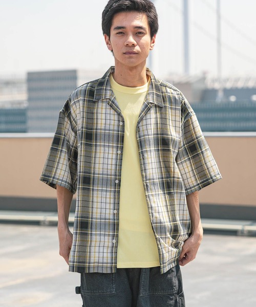 niko and… シャツ シアーチェックシャツ メンズ : ZOZOTOWN