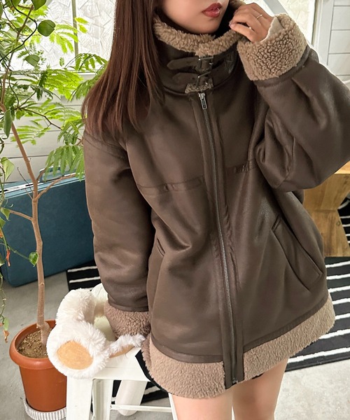 「apres jour mignon」 ブルゾン X-LARGE ブラック レディース_画像8