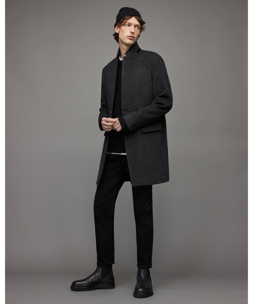 ALLSAINTS（オールセインツ） ステンカラーコート 36 チャコールグレー