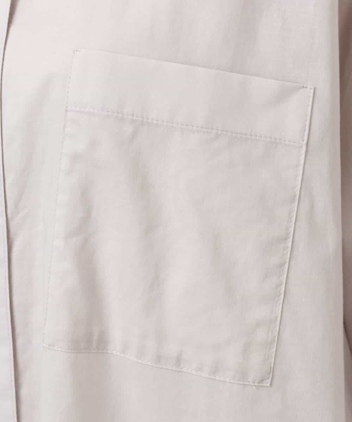 MK MICHEL  / エムケーミッシェルクラン コットンリネンロングシャツワンピース/洗える MK MICHEL KLEIN シャツワンピース コットンリネンロングシャツ