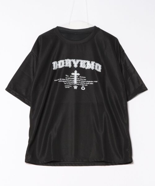NEW GENTLEMAN tシャツ DORYEMO ワッフル オーバーサイズT