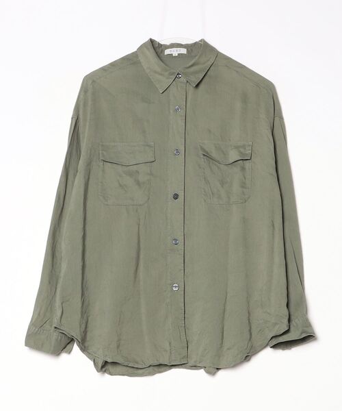新品／プラステ　シャツ　グリーン　M 新品／プラステ シャツ グリーン M PLST(プラステ)公式 | シャツ
