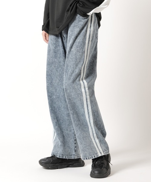 Theater code ジーンズ 「70％OFF」side line denim pants / サイド