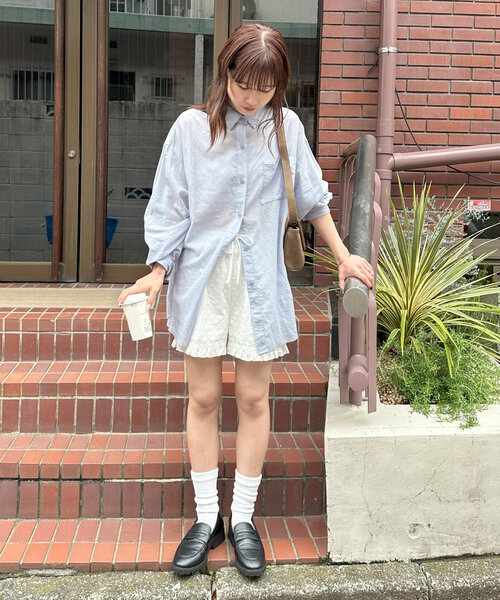 Discoat（ディスコート） パンツ 「umm.」フリルレースショートパンツ