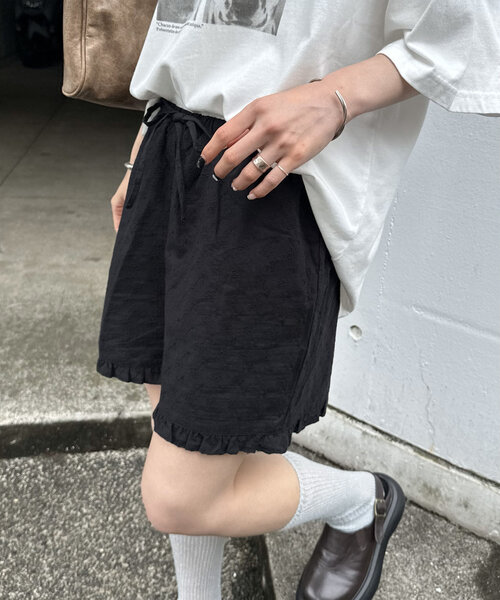 ディスコート フリルレースショートパンツ umm.】フリルレースショートパンツ（その他パンツ）｜DISCOAT