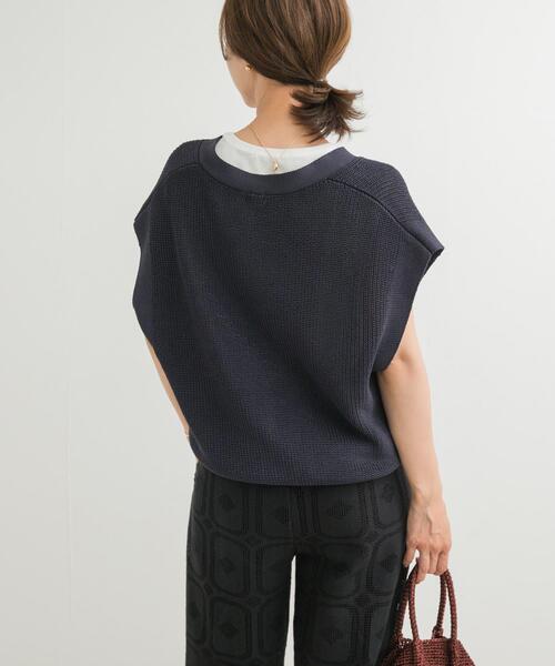 【未使用】定価¥23,100リネンライクミドルレングスジレ リネンライクロングジレ（セットアップ対応） （ベスト