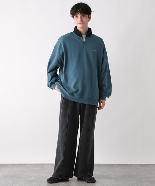 「SIGNAL SPORTS」 スウェットカットソー MEDIUM ホワイト メンズ